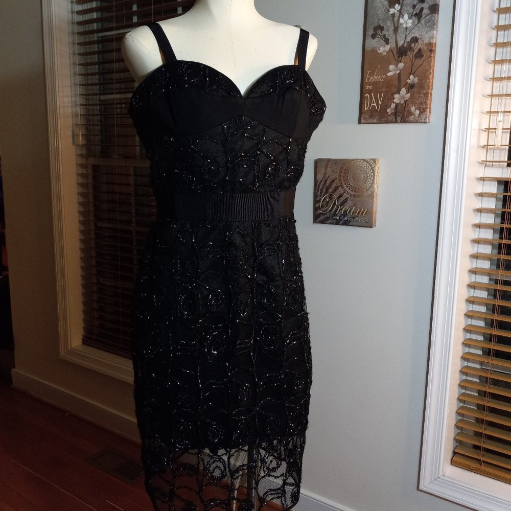 NEW Milly Bustier Dress Size 12 Color Black